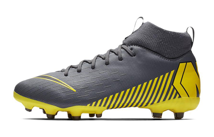 (Preschool) Nike JR Superfly 6 Academy FG/MG 'Grey Yellow' AH7337-070