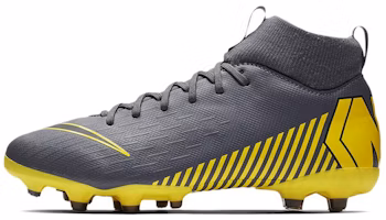 (Preschool) Nike JR Superfly 6 Academy FG/MG 'Grey Yellow' AH7337-070 (Preschool) Nike JR Superfly 6 Academy FG/MG 'Grey Yellow' AH7337-070