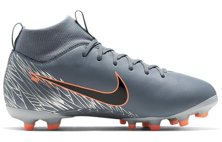 Order (PS) 나이키 주니어 슈퍼플라이 6 아카데미 FG/MG '그레이 오렌지' AH7337-408