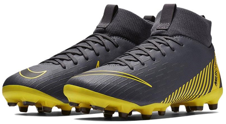 (PS) (幼児用) ナイキ JR スーパーフライ 6 アカデミー FG/MG 'グレー イエロー' AH7337-070 AH7337-070 Lookbook (PS) (幼児用) ナイキ JR スーパーフライ 6 アカデミー FG/MG 'グレー イエロー' AH7337-070 AH7337-070