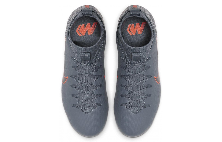 Shop (PS) 나이키 주니어 슈퍼플라이 6 아카데미 FG/MG '그레이 오렌지' AH7337-408