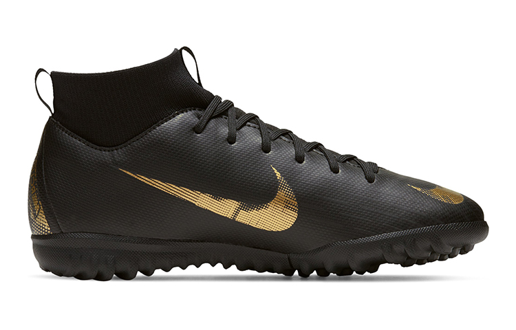 Order (PS) Nike JR Superfly 6 Academy TF 'Hitam Emas' AH7344-077