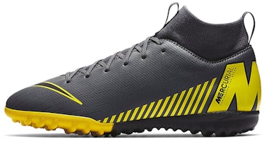 (Preschool) Nike JR Superfly 6 Academy TF 'Grey Yellow' AH7344-070 (Preschool) Nike JR Superfly 6 Academy TF 'Grey Yellow' AH7344-070