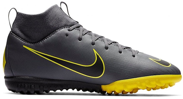兒童 Nike JR Superfly 6 Mercurial 12 Academy TF 人工草足球鞋 灰黃 Order 兒童 Nike JR Superfly 6 Mercurial 12 Academy TF 人工草足球鞋 灰黃