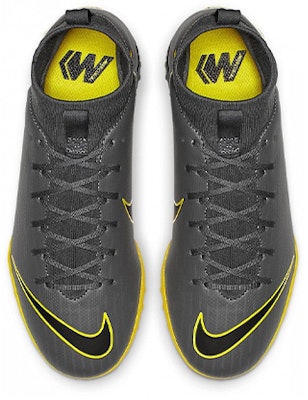 兒童 Nike JR Superfly 6 Mercurial 12 Academy TF 人工草足球鞋 灰黃 Shop 兒童 Nike JR Superfly 6 Mercurial 12 Academy TF 人工草足球鞋 灰黃