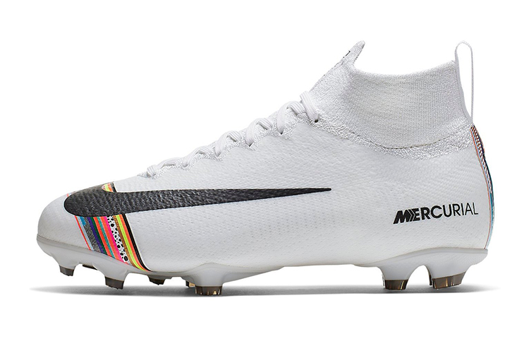 (Preschool) Nike JR Superfly 6 Elite FG 'White Black' AJ3086-109