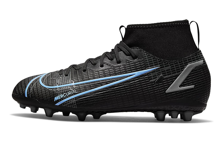 (Preschool) Nike JR Superfly 8 Academy AG 'Black Blue Assassin' CV0732-004
