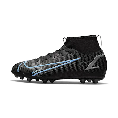 (PS) Nike JR Superfly 8 Academy AG 'Black Blue Assassin'