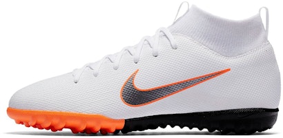 (Preschool) Nike JR SuperflyX 6 Academy TF 'White Orange' AH7344-107 (Preschool) Nike JR SuperflyX 6 Academy TF 'White Orange' AH7344-107