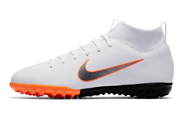 (Preschool) Nike JR SuperflyX 6 Academy TF 'White Orange' AH7344-107