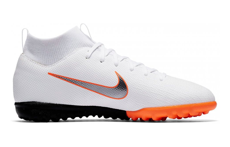 Order 兒童 Nike JR SuperflyX 6 Academy TF 草地足球鞋 白橙色