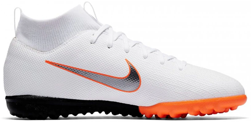 兒童 Nike JR SuperflyX 6 Academy TF 草地足球鞋 白橙色 Order 兒童 Nike JR SuperflyX 6 Academy TF 草地足球鞋 白橙色