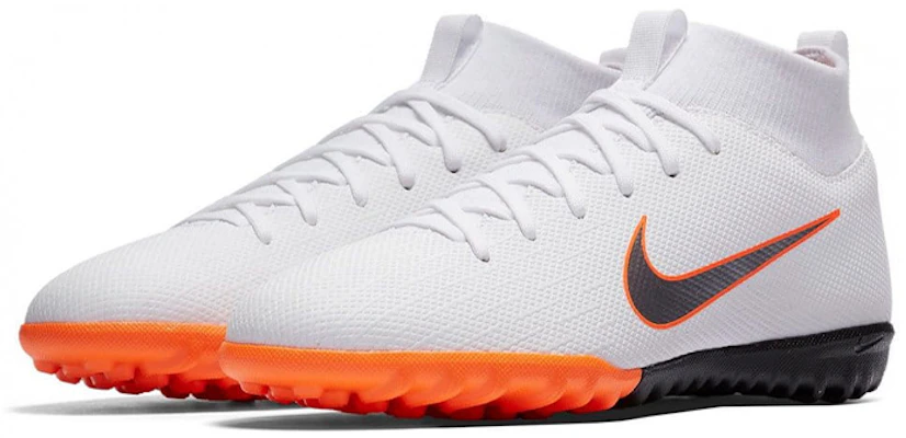 兒童 Nike JR SuperflyX 6 Academy TF 草地足球鞋 白橙色 Lookbook 兒童 Nike JR SuperflyX 6 Academy TF 草地足球鞋 白橙色