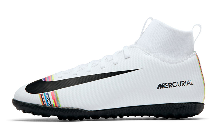 (Preschool) Nike JR SuperflyX 6 Club CR7 TF 'White Grass' AJ3088-109