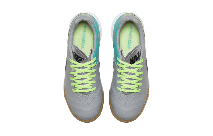 Shop 兒童 Nike JR Tiempo Legend 6 室內場地足球鞋 銀黑