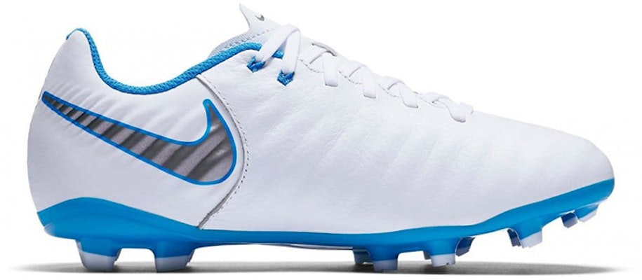 (PS) 耐克JR Tiempo Legend 7 Academy FG '白黑蓝'足球鞋 AH7254-107 Order (PS) 耐克JR Tiempo Legend 7 Academy FG '白黑蓝'足球鞋 AH7254-107