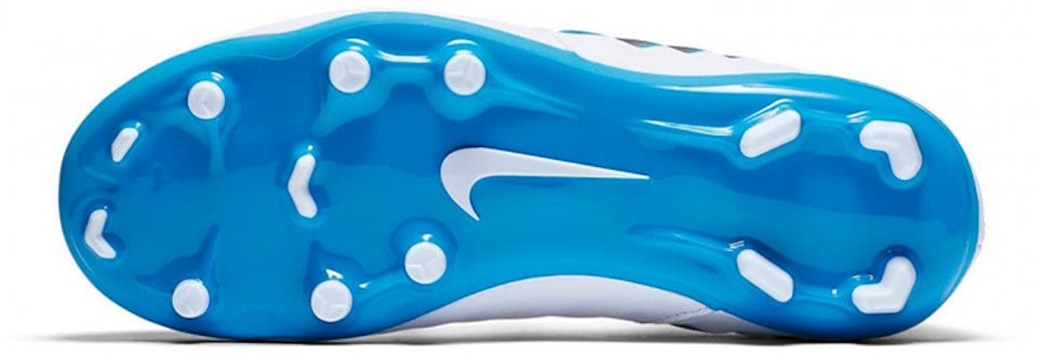 (PS) Nike JR Tiempo Legend 7 Academy FG 'Blanco Negro Azul' AH7254-107 Details for (PS) Nike JR Tiempo Legend 7 Academy FG 'Blanco Negro Azul' AH7254-107