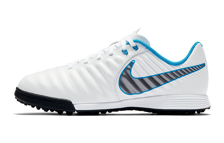 (Preschool) Nike JR Tiempo Legend 7 Academy TF 'White Black Blue' AH7259-107