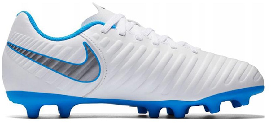 (PS) ナイキ ジュニア ティエンポ レジェンド 7 クラブ FG 白黒青 AH7255-107 Order (PS) ナイキ ジュニア ティエンポ レジェンド 7 クラブ FG 白黒青 AH7255-107