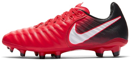 (Preschool) Nike JR Tiempo Legend 7 FG 'Red Black' 897728-616 (Preschool) Nike JR Tiempo Legend 7 FG 'Red Black' 897728-616