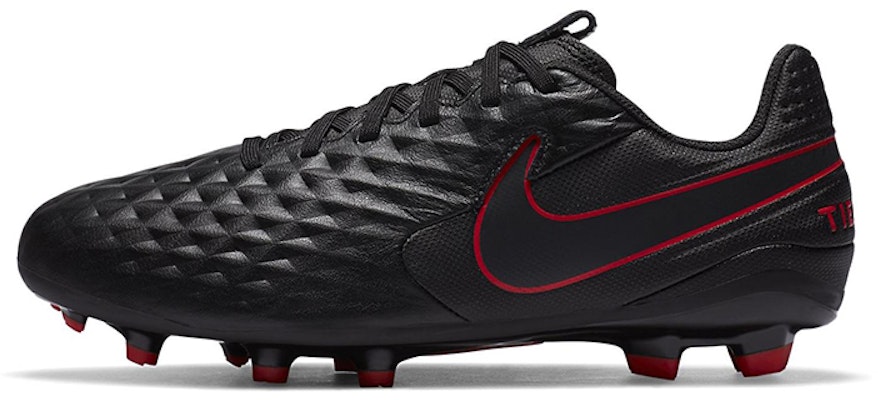 (PS) Nike JR Tiempo Legend 8 Academy FG/MG 'Negro Rojo' AT5732-060 Buy (PS) Nike JR Tiempo Legend 8 Academy FG/MG 'Negro Rojo' AT5732-060