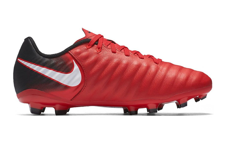 Order 兒童 Nike JR Tiempo Ligera 6 FG 硬地足球鞋 紅黑色