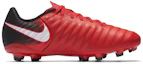 Order 兒童 Nike JR Tiempo Ligera 6 FG 硬地足球鞋 紅黑色