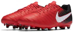 Lookbook 兒童 Nike JR Tiempo Ligera 6 FG 硬地足球鞋 紅黑色