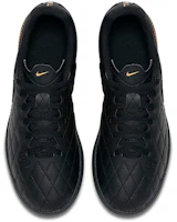 Shop 兒童 Nike JR TiempoX Rio 4 10R TF 草地足球鞋 黑色