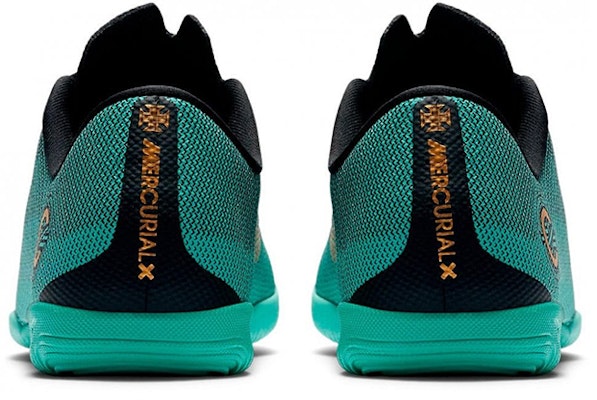 (Preschool) Nike JR Vapor 12 Academy CR7 IC 'Black Green' AJ3099-390 Purchase (Preschool) Nike JR Vapor 12 Academy CR7 IC 'Black Green' AJ3099-390