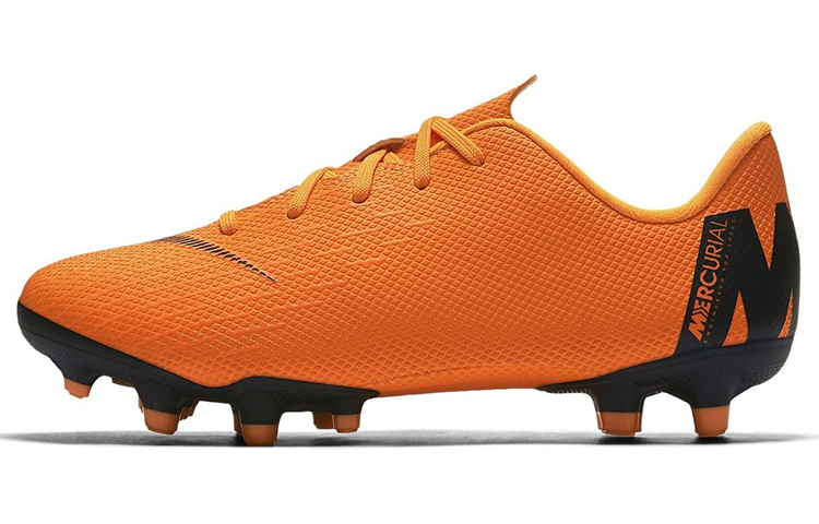 (Preschool) Nike JR Vapor 12 Academy FG/MG 'Orange Black' AH7349-810