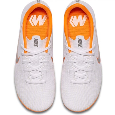 (Preschool) Nike JR Vapor 12 Academy FG/MG 'Silver Orange' AH7349-107 Lookbook (Preschool) Nike JR Vapor 12 Academy FG/MG 'Silver Orange' AH7349-107