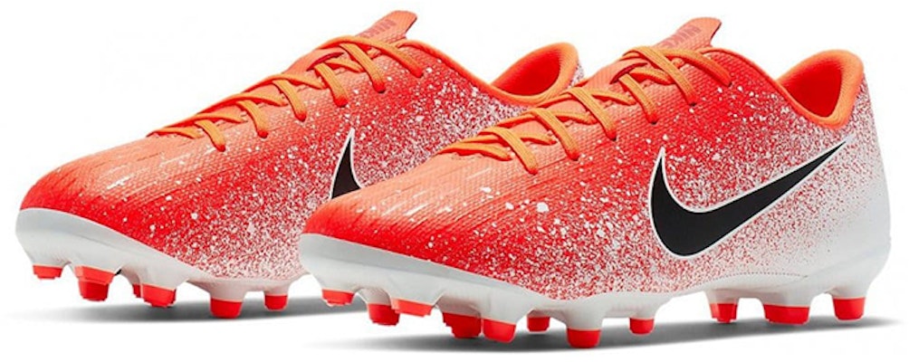 (Preschool) Nike JR Vapor 12 Academy FG/MG 'White Orange' AH7347-801 Lookbook (Preschool) Nike JR Vapor 12 Academy FG/MG 'White Orange' AH7347-801