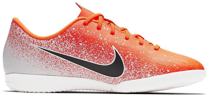 兒童 Nike JR Vapor 12 刺客 12 Academy IC 室內場地足球鞋 白橙色 Order 兒童 Nike JR Vapor 12 刺客 12 Academy IC 室內場地足球鞋 白橙色