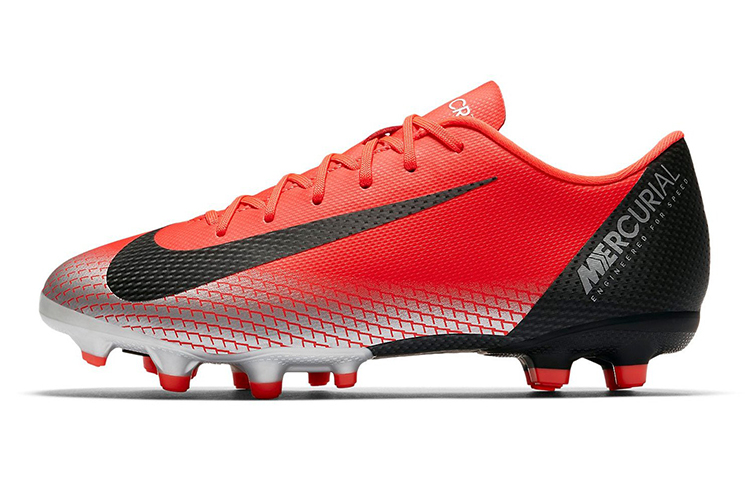 (Preschool) Nike JR Vapor 12 Academy MG 'CR7 Red-Black' AJ3089-600