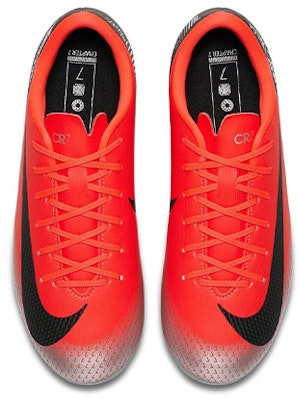 (PS) Nike JR Vapor 12 Academy MG 'CR7 Merah-Hitam' AJ3089-600 Lookbook (PS) Nike JR Vapor 12 Academy MG 'CR7 Merah-Hitam' AJ3089-600