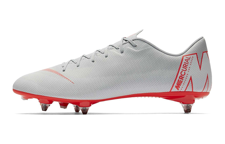 (Preschool) Nike JR Vapor 12 Academy SG Pro 'Grey Red' AH7348-060