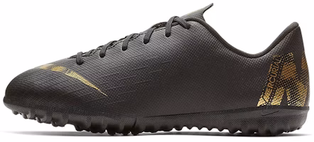 (Preschool) Nike JR Vapor 12 Academy TF 'Black Gold' AH7342-077 (Preschool) Nike JR Vapor 12 Academy TF 'Black Gold' AH7342-077
