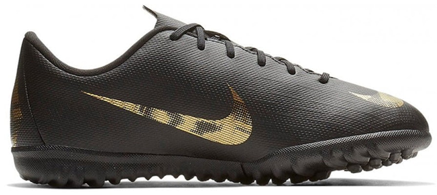 (Preschool) Nike JR Vapor 12 Academy TF 'Black Gold' AH7342-077 Order (Preschool) Nike JR Vapor 12 Academy TF 'Black Gold' AH7342-077
