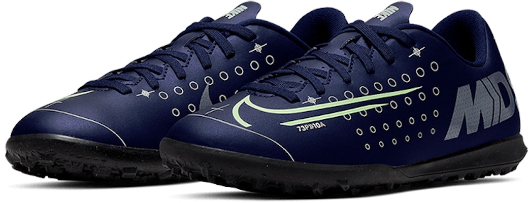 (Youth) Nike JR Vapor 13 Club Mds TF Turf 'Blue Black' CJ1179-401 Lookbook (Youth) Nike JR Vapor 13 Club Mds TF Turf 'Blue Black' CJ1179-401