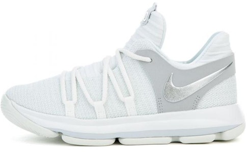 中童 Nike KD 10 耐磨減震 低筒 兒童籃球鞋 白灰 Buy 中童 Nike KD 10 耐磨減震 低筒 兒童籃球鞋 白灰