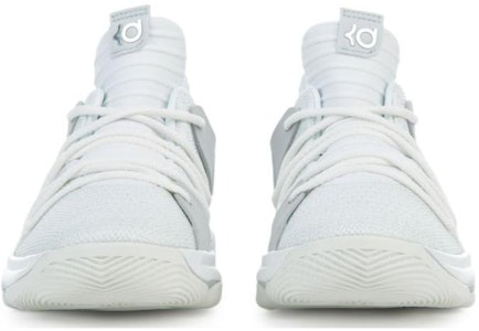 中童 Nike KD 10 耐磨減震 低筒 兒童籃球鞋 白灰 Details for 中童 Nike KD 10 耐磨減震 低筒 兒童籃球鞋 白灰