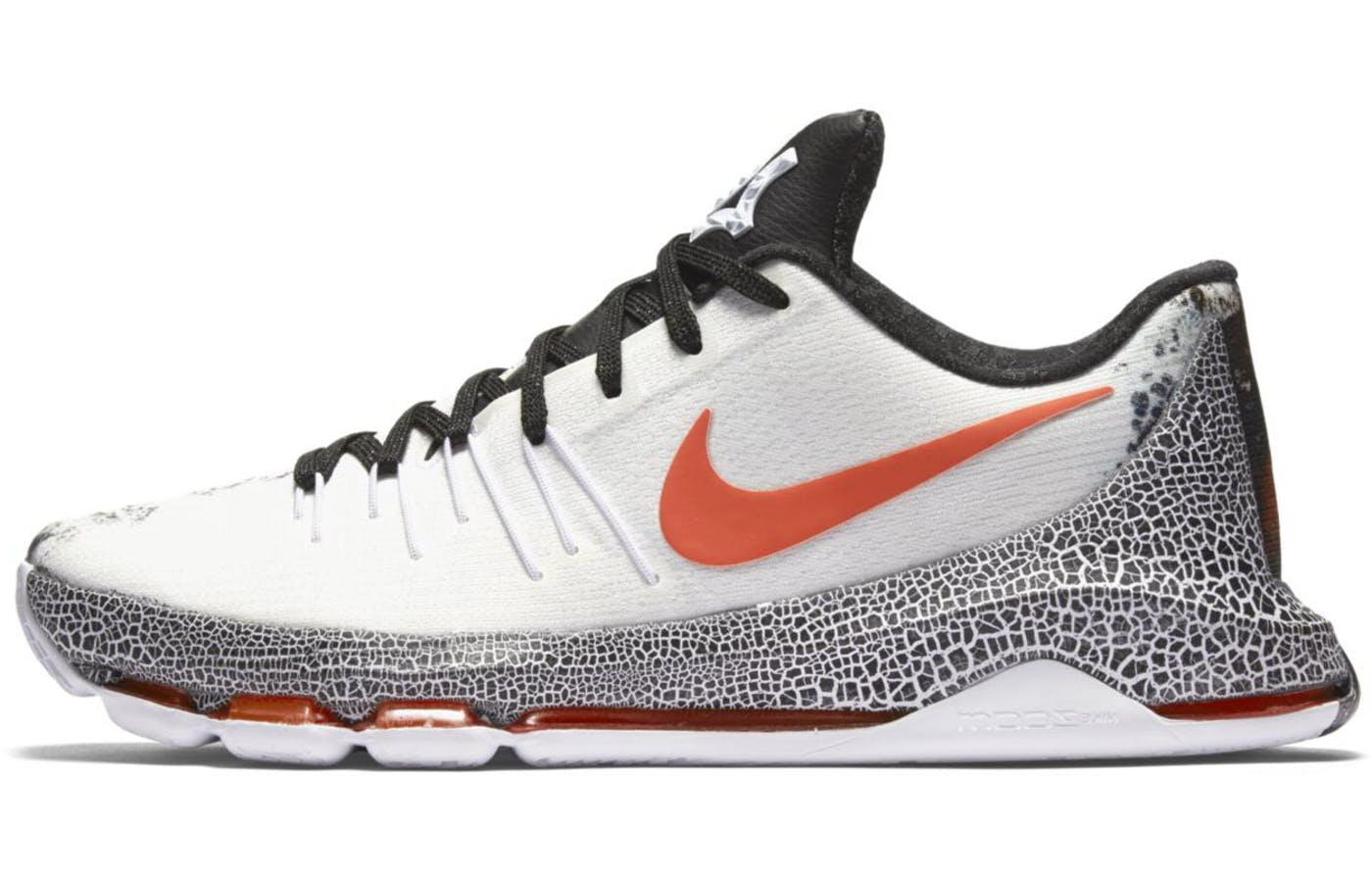 (Preschool) Nike KD 8 Christmas White/Black 822946-106