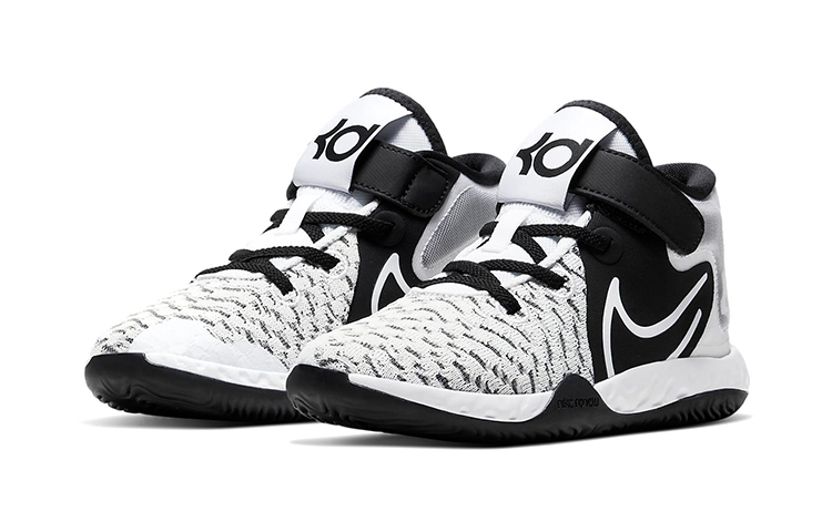 Lookbook (PS) 나이키 KD 트레이 5 VIII '화이트 블랙' CW1064-101