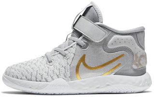 (Preschool) Nike KD Trey 5 VIII Grey/Gold CW1064-006 (Preschool) Nike KD Trey 5 VIII Grey/Gold CW1064-006