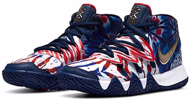 Lookbook 中童 Nike Kybrid S2 "What The USA" 扎染 中筒 籃球鞋 藍白紅