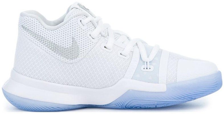 (Preschool) Nike Kyrie 3 'White Chrome' 869985-103 Order (Preschool) Nike Kyrie 3 'White Chrome' 869985-103