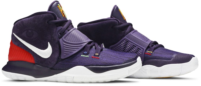 中童 Nike Kyrie 6 高筒籃球鞋 紫 Cheap 中童 Nike Kyrie 6 高筒籃球鞋 紫