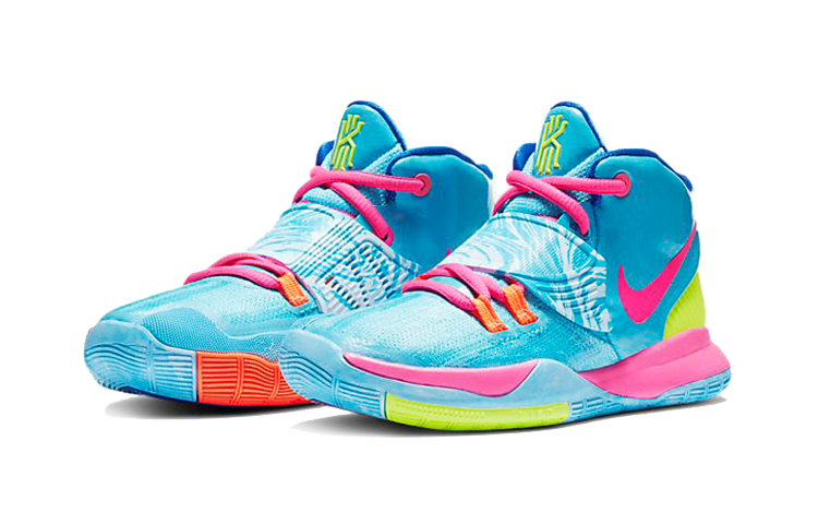 Lookbook (PS) Nike Kyrie 6 ''Pool'' Basketbalschoenen CZ4693-409