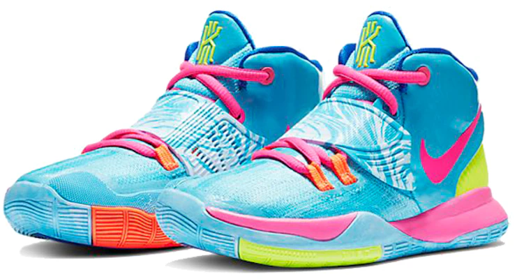 (PS) Nike Kyrie 6 ''Pool'' Basketbalschoenen CZ4693-409 Lookbook (PS) Nike Kyrie 6 ''Pool'' Basketbalschoenen CZ4693-409